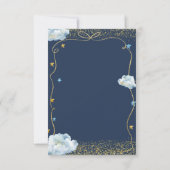 Twinkle Twinkle Little Star Baby shower handgeteke Kaart (Achterkant)