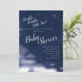 Twinkle Twinkle Little Star Baby shower hemels Kaart (Staand voorkant)