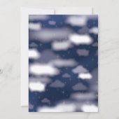 Twinkle Twinkle Little Star Baby shower hemels Kaart (Achterkant)