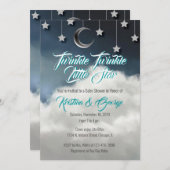 Twinkle Twinkle Little Star Baby shower Invitation (Voorkant / Achterkant)