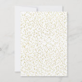 Twinkle Twinkle Little Star Baby shower Invitation Kaart (Achterkant)