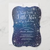 Twinkle Twinkle Little Star Baby shower Invitation Kaart (Voorkant)