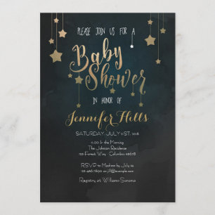 Twinkle Twinkle Little Star Baby shower Invitation Kaart