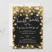 Twinkle Twinkle Little Star Baby shower Invitation Kaart (Voorkant)