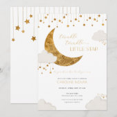 Twinkle Twinkle Little Star Baby shower Invitation Kaart (Voorkant / Achterkant)