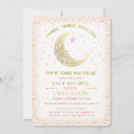 Twinkle Twinkle Little Star Baby shower Invitation Kaart