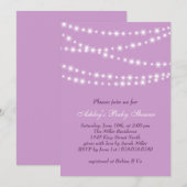 Twinkle Twinkle Little Star Baby shower Invitation Kaart (Voorkant / Achterkant)