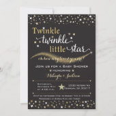 Twinkle Twinkle Little Star Baby shower Invitation Kaart (Voorkant)