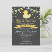 Twinkle Twinkle Little Star Baby shower INvitation Kaart (Staand voorkant)