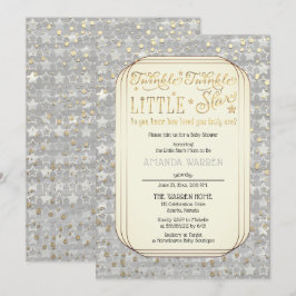 Twinkle Twinkle Little Star Baby shower Kaart
