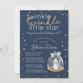 Twinkle Twinkle Little Star Baby shower Kaart (Voorkant)