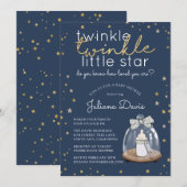 Twinkle Twinkle Little Star Baby shower Kaart (Voorkant / Achterkant)