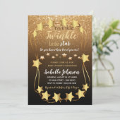 Twinkle Twinkle Little Star - Baby shower Kaart (Staand voorkant)