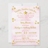 Twinkle Twinkle Little Star Baby shower Kaart (Voorkant)