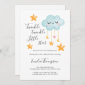 Twinkle Twinkle Little Star Baby shower Kaart (Voorkant / Achterkant)
