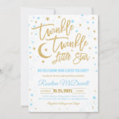 Twinkle Twinkle Little Star Baby shower Kaart (Voorkant)