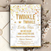 Twinkle Twinkle Little Star Baby shower Kaart