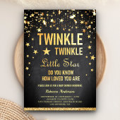 Twinkle Twinkle Little Star Baby shower Kaart