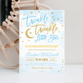 Twinkle Twinkle Little Star Baby shower Kaart