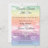 Twinkle Twinkle Little Star Baby shower Kaart (Voorkant)
