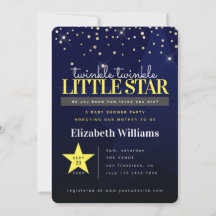Twinkle Twinkle Little Star Baby Shower