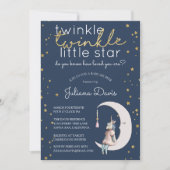 Twinkle Twinkle Little Star Baby shower Kaart (Voorkant)