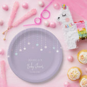 Twinkle Twinkle Little Star Baby shower Papieren Bordje (Feest)