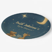 Twinkle Twinkle Little Star Baby shower Papieren Bordje (Gekanteld)
