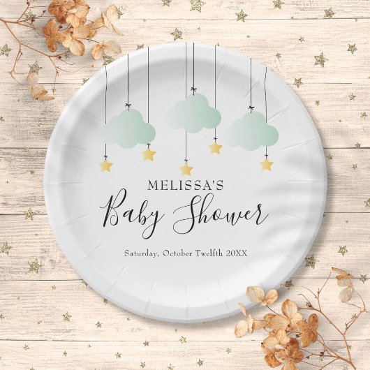 Twinkle Twinkle Little Star Baby shower Papieren Bordje