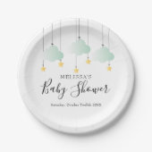 Twinkle Twinkle Little Star Baby shower Papieren Bordje (Voorkant)