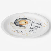 Twinkle Twinkle Little Star Baby shower Papieren Bordje (Gekanteld)