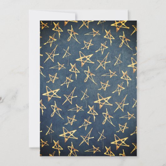 Twinkle Twinkle Little Star Baby Shower per post Kaart (Achterkant)