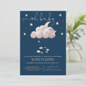 Twinkle Twinkle Little Star-Baby shower per post Kaart (Staand voorkant)