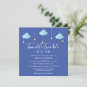 Twinkle Twinkle Little Star Baby shower / Sprinkle Kaart (Staand voorkant)