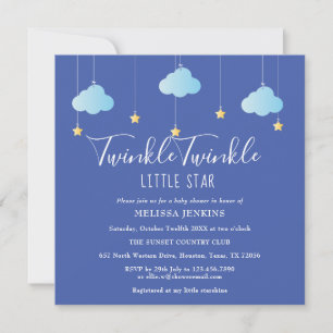 Twinkle Twinkle Little Star Baby shower / Sprinkle Kaart