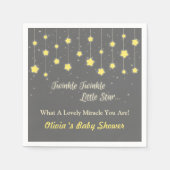 Twinkle Twinkle Little Star Baby shower Supplies Servet (Voorkant)