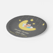 Twinkle Twinkle Little Star Baby shower Supply Papieren Bordje (Gekanteld)