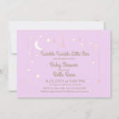 Twinkle Twinkle Little Star Baby shower-uitnodigin Kaart (Voorkant)