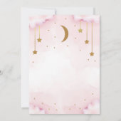 Twinkle Twinkle Little Star Baby Shower Uitnodigin Kaart (Achterkant)