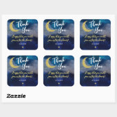 Twinkle Twinkle Little Star Baby shower Vierkante Sticker (Vel)