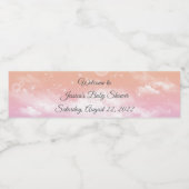 Twinkle Twinkle Little Star Baby shower Waterfles Etiket (Enkel label)