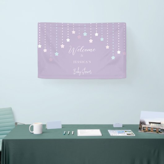 Twinkle Twinkle Little Star Baby shower Welcome Spandoek (Beurs)