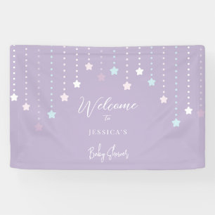 Twinkle Twinkle Little Star Baby Shower Welkom Spandoek