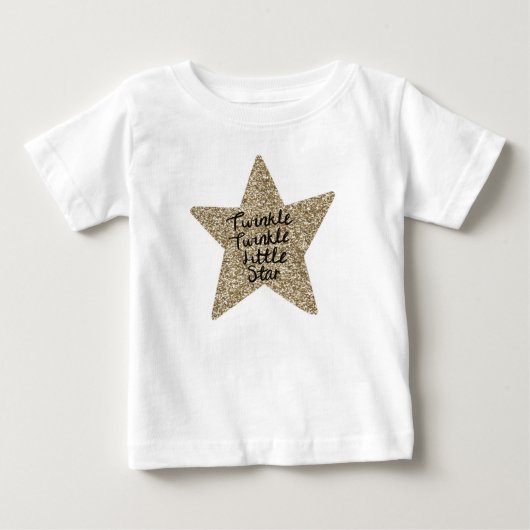 Twinkle Twinkle Little Star Baby T-Shirt (Voorkant)