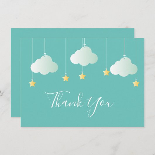 Twinkle Twinkle Little Star Bedankt (Voorkant / Achterkant)