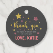 Twinkle Twinkle Little Star Bedankt Bedankjes Labels (Achterkant)