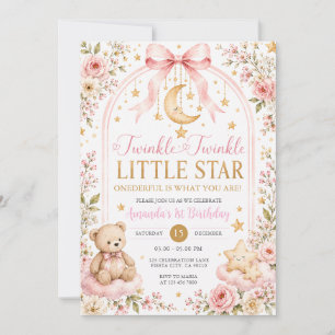 Twinkle Twinkle Little Star Beer 1e Verjaardag Kaart