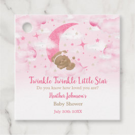 Twinkle Twinkle Little Star Beer Baby shower Bedankjes Labels