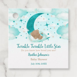 Twinkle Twinkle Little Star Beer Baby shower Bedankjes Labels