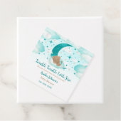 Twinkle Twinkle Little Star Beer Baby shower Bedankjes Labels (In situ)